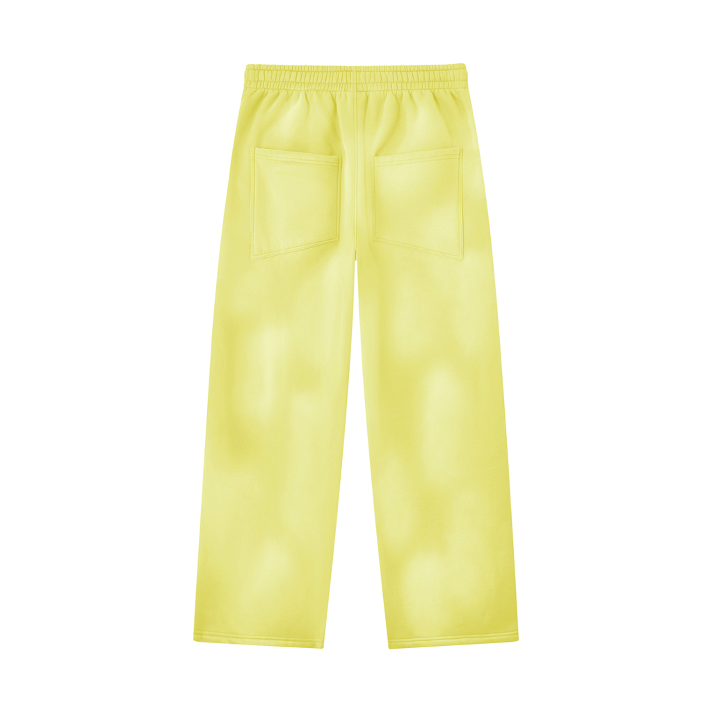 Beneath The Mom Bun — Sunfade Wide Leg Fleece Sweatpants