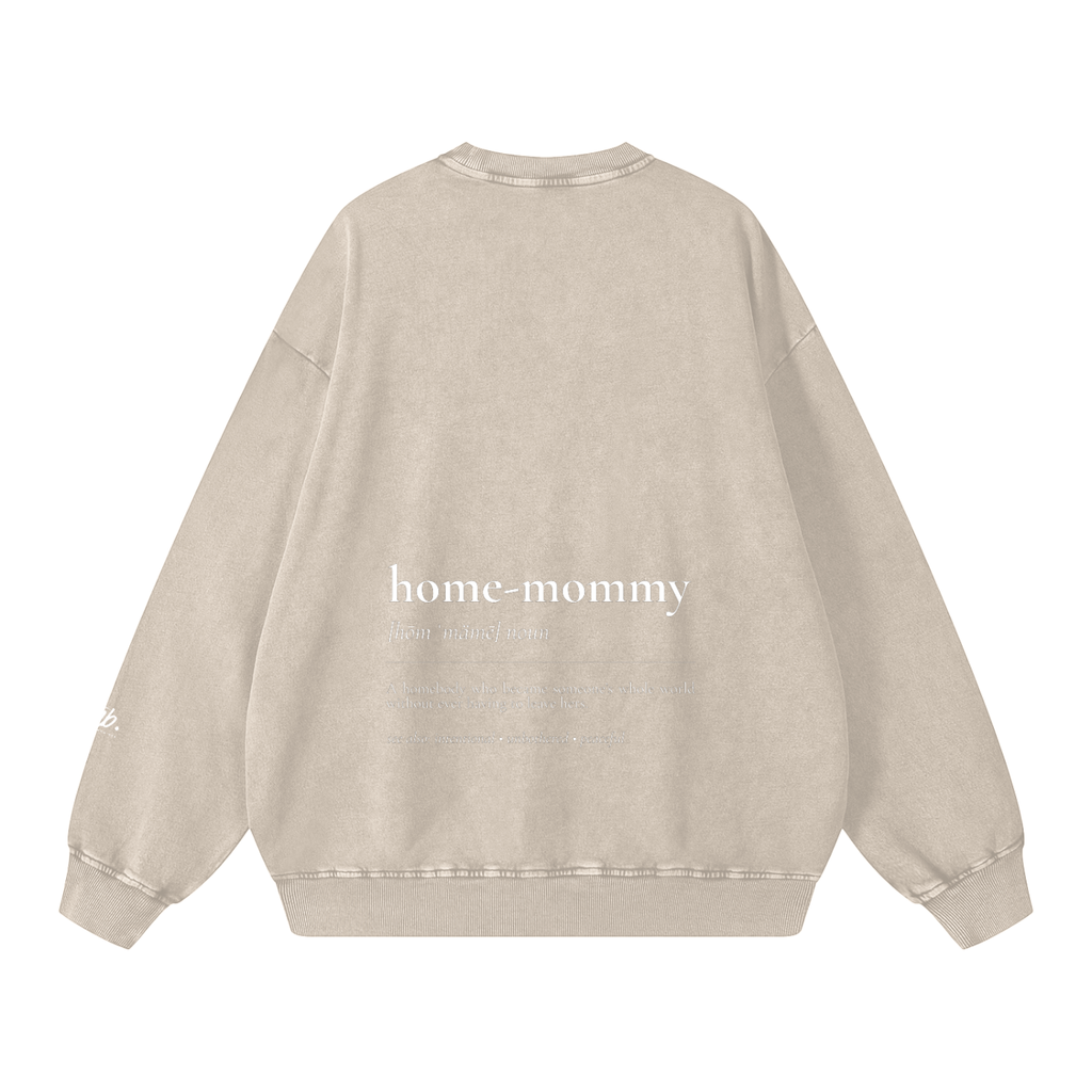 Home-mommy — Snow Washed Oversized Sweatshirt
