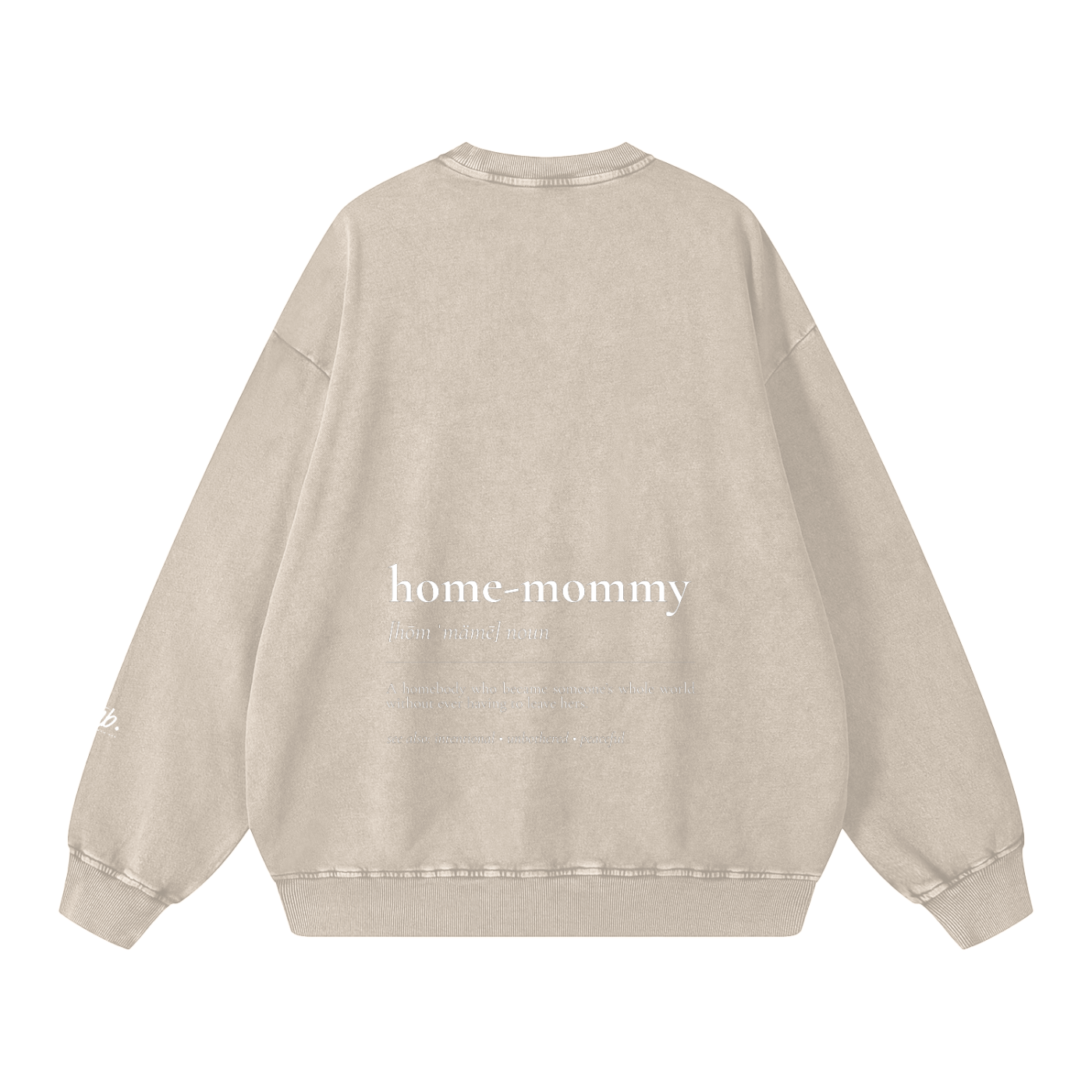 Home-mommy — Snow Washed Oversized Sweatshirt