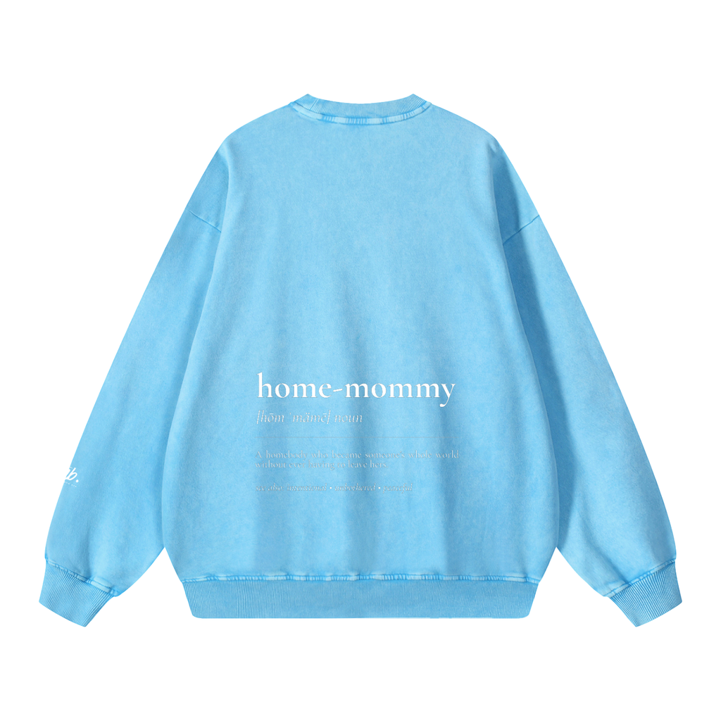 Home-mommy — Snow Washed Oversized Sweatshirt