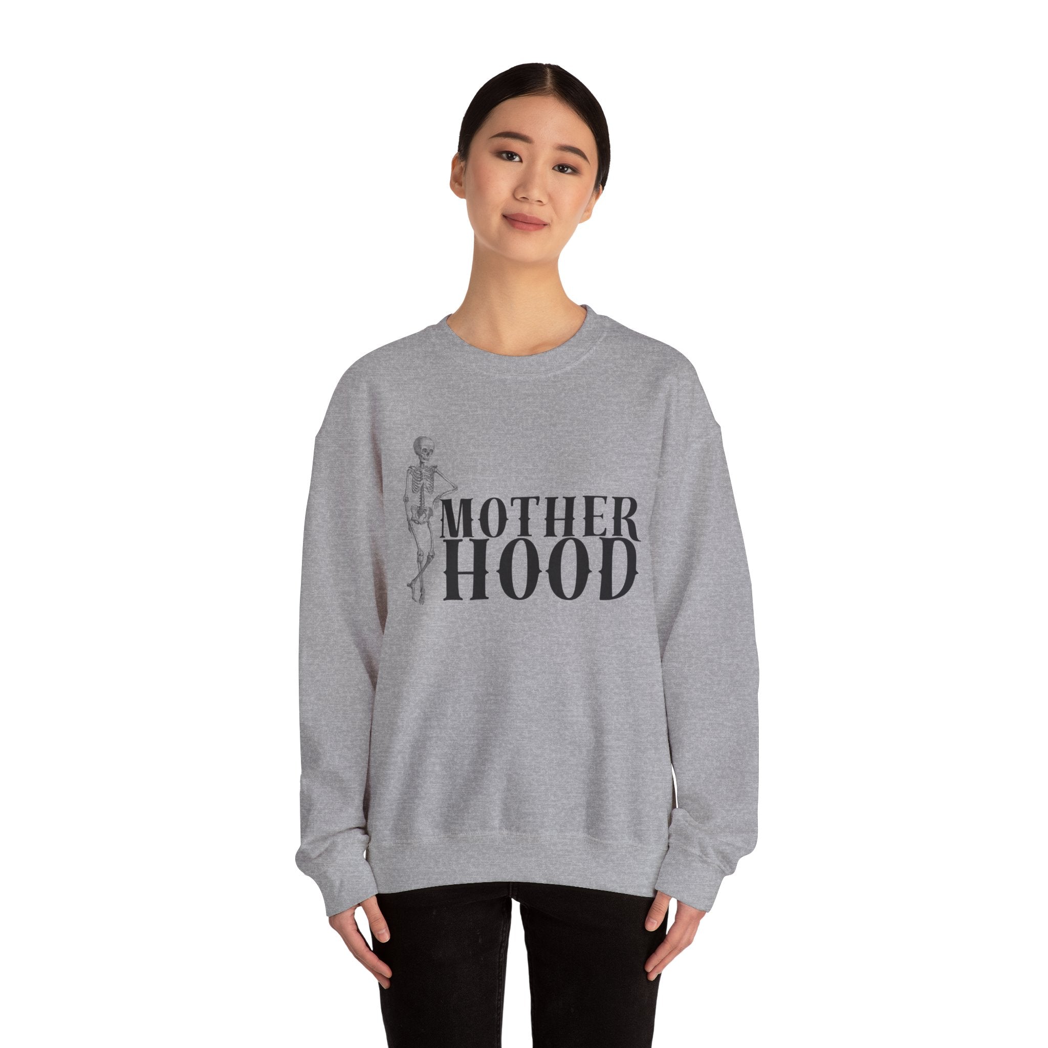 Motherhood Crewneck Sweatshirt – Stylish Mom Graphic Pullover
