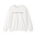 Lioness & The Mother Sweatshirt — Feminine Lion Half-Face Graphic Crewneck