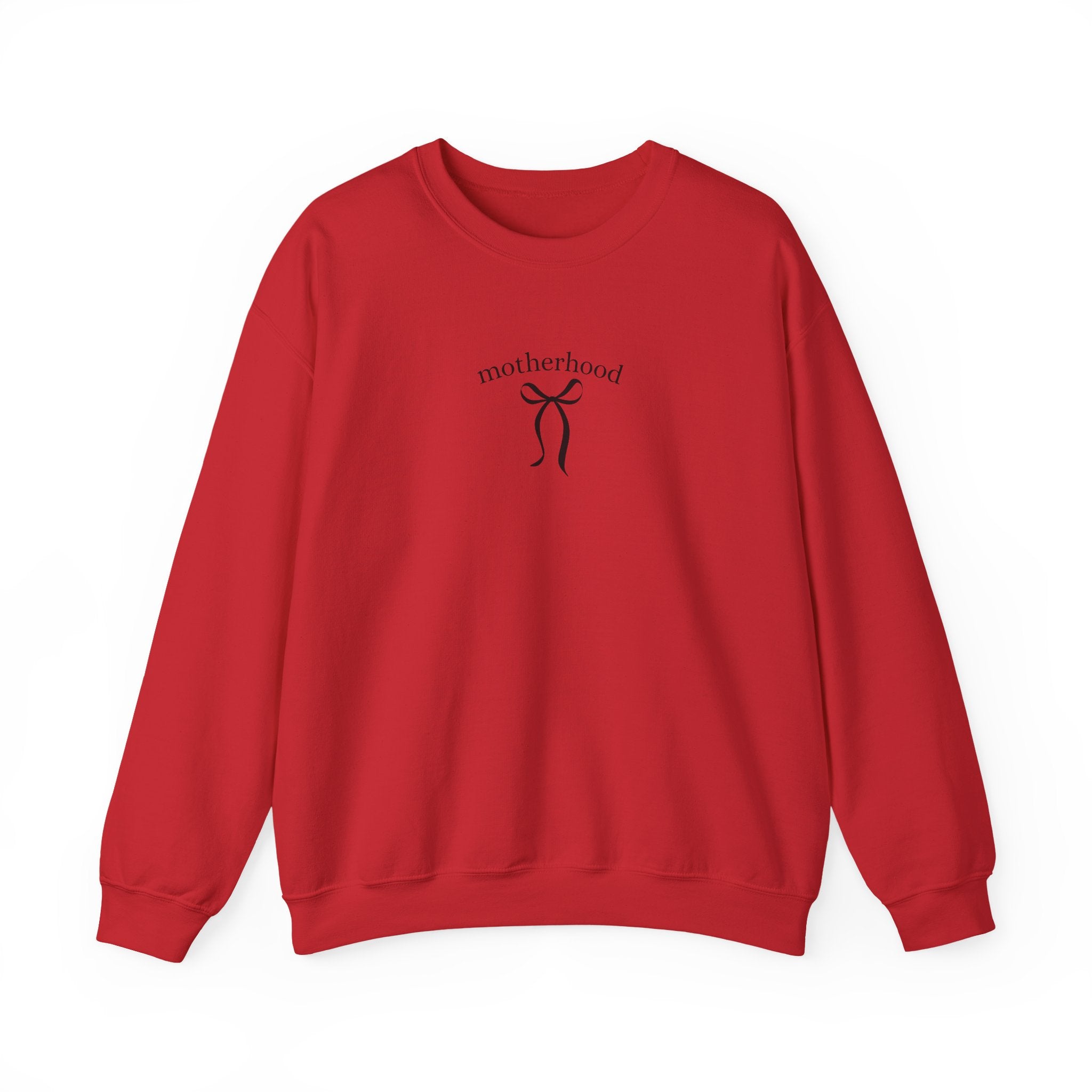 Motherhood Minimalist Crewneck Sweatshirt — Simple Mama Graphic