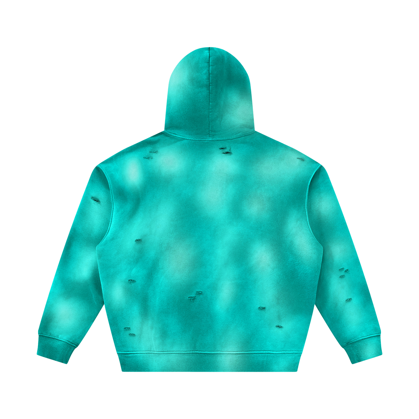 Beneath The Mom Bun — Sunfade Frayed Fleece Hoodie