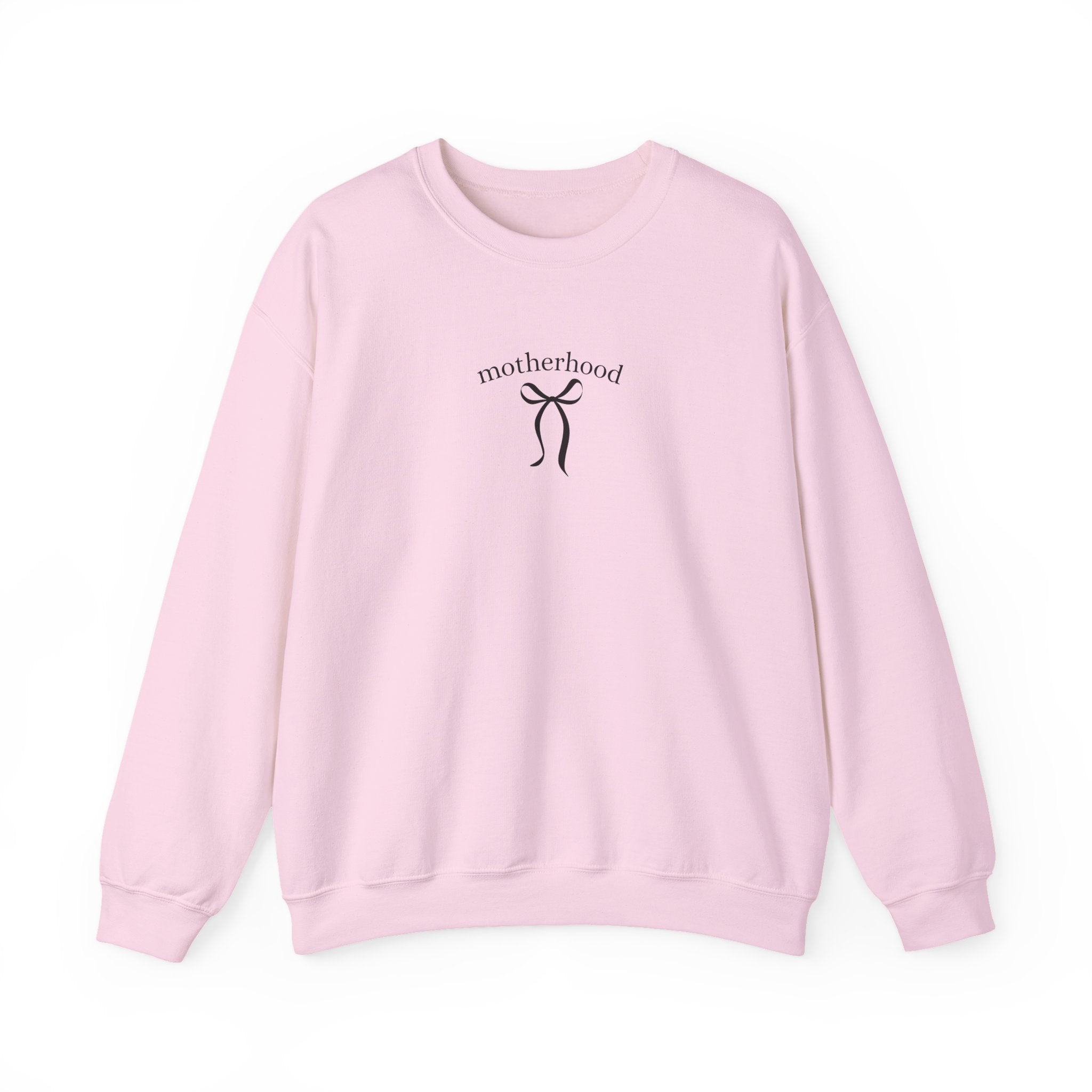 Motherhood Minimalist Crewneck Sweatshirt — Simple Mama Graphic