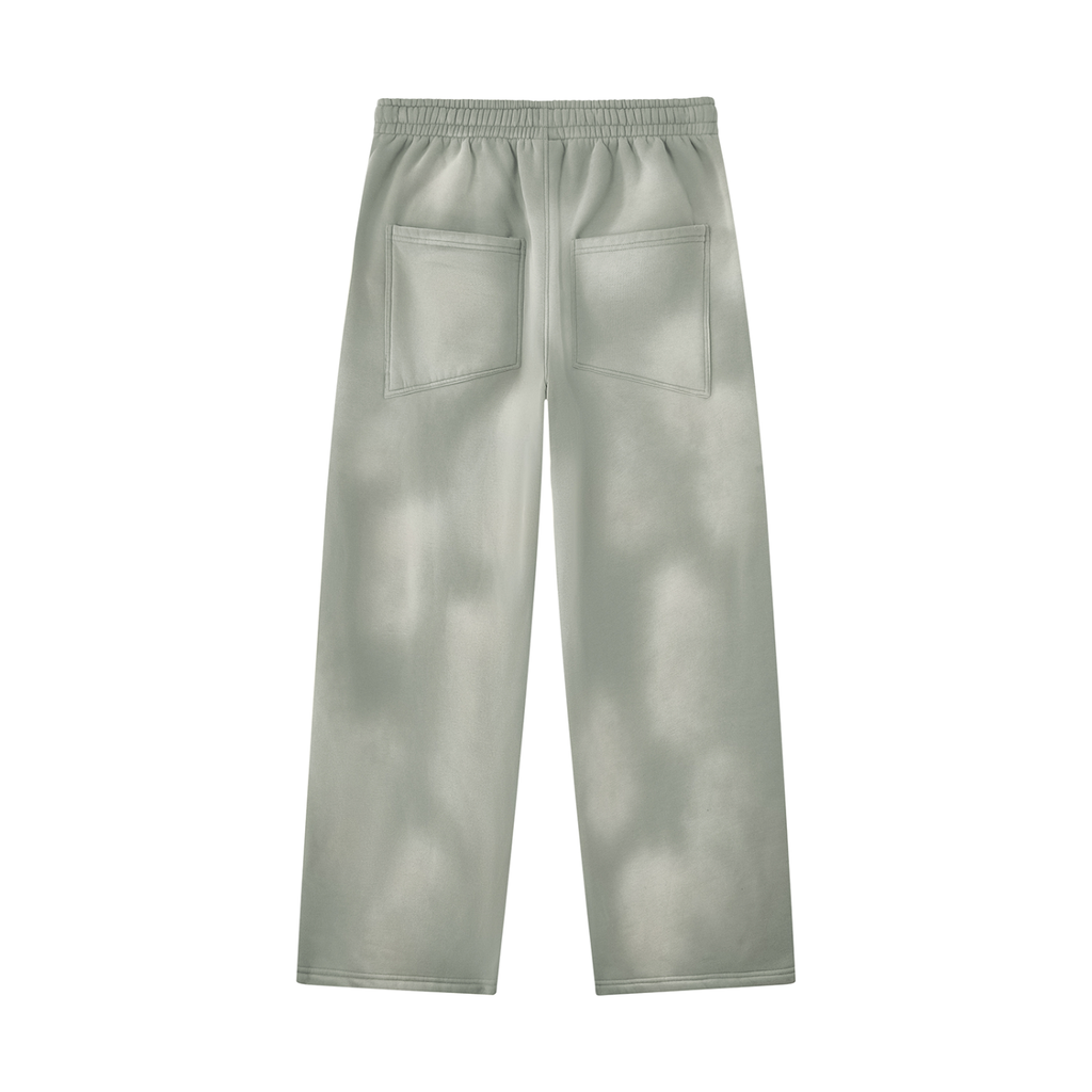 Beneath The Mom Bun — Sunfade Wide Leg Fleece Sweatpants