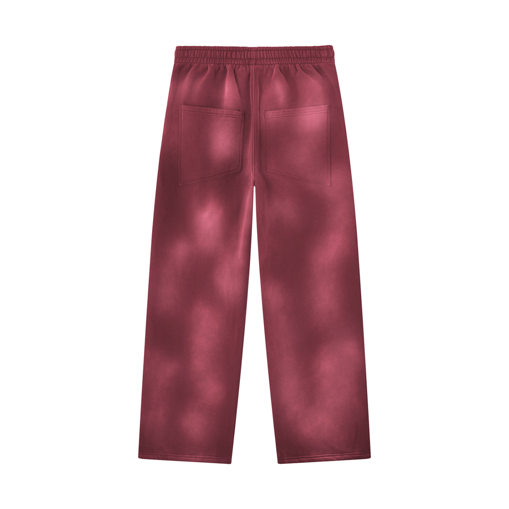 Beneath The Mom Bun — Sunfade Wide Leg Fleece Sweatpants