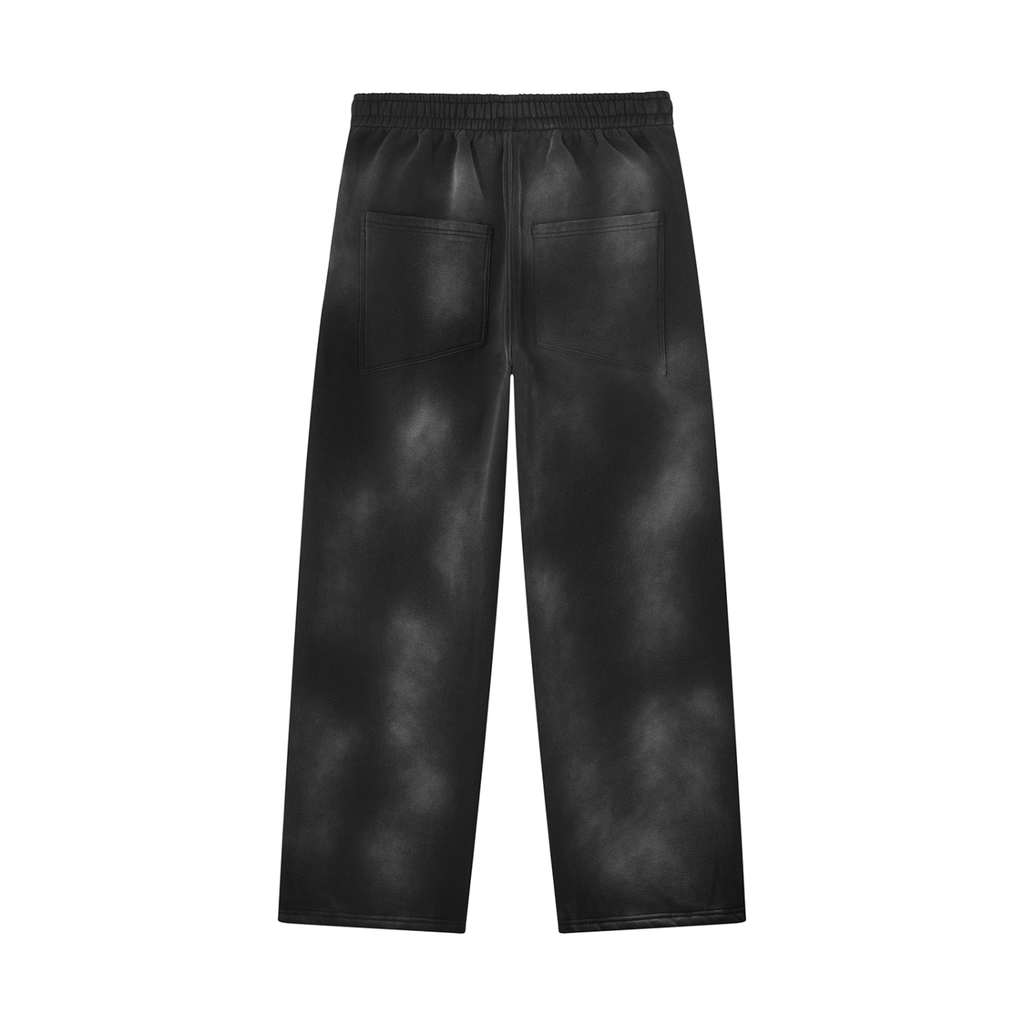 Beneath The Mom Bun — Sunfade Wide Leg Fleece Sweatpants