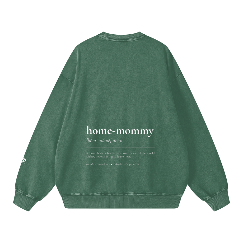 Home-mommy — Snow Washed Oversized Sweatshirt