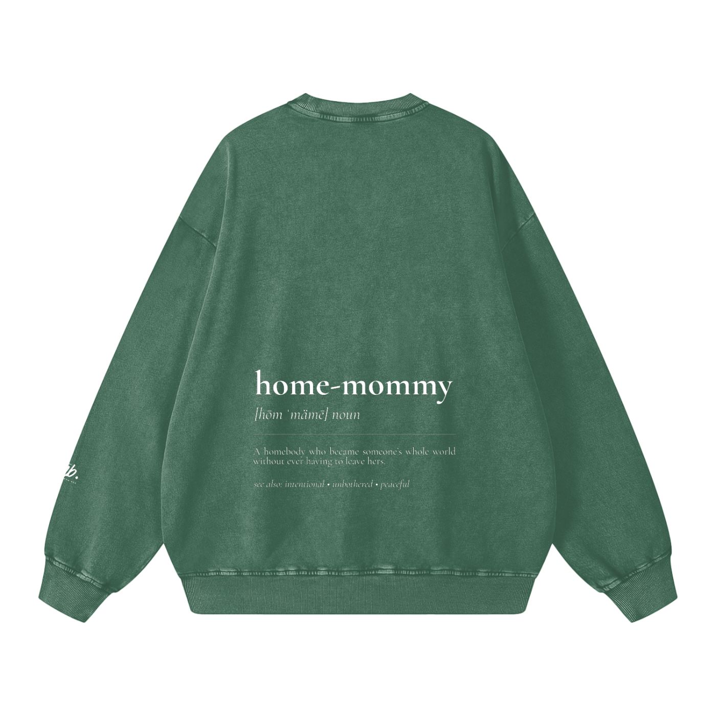 Home-mommy — Snow Washed Oversized Sweatshirt