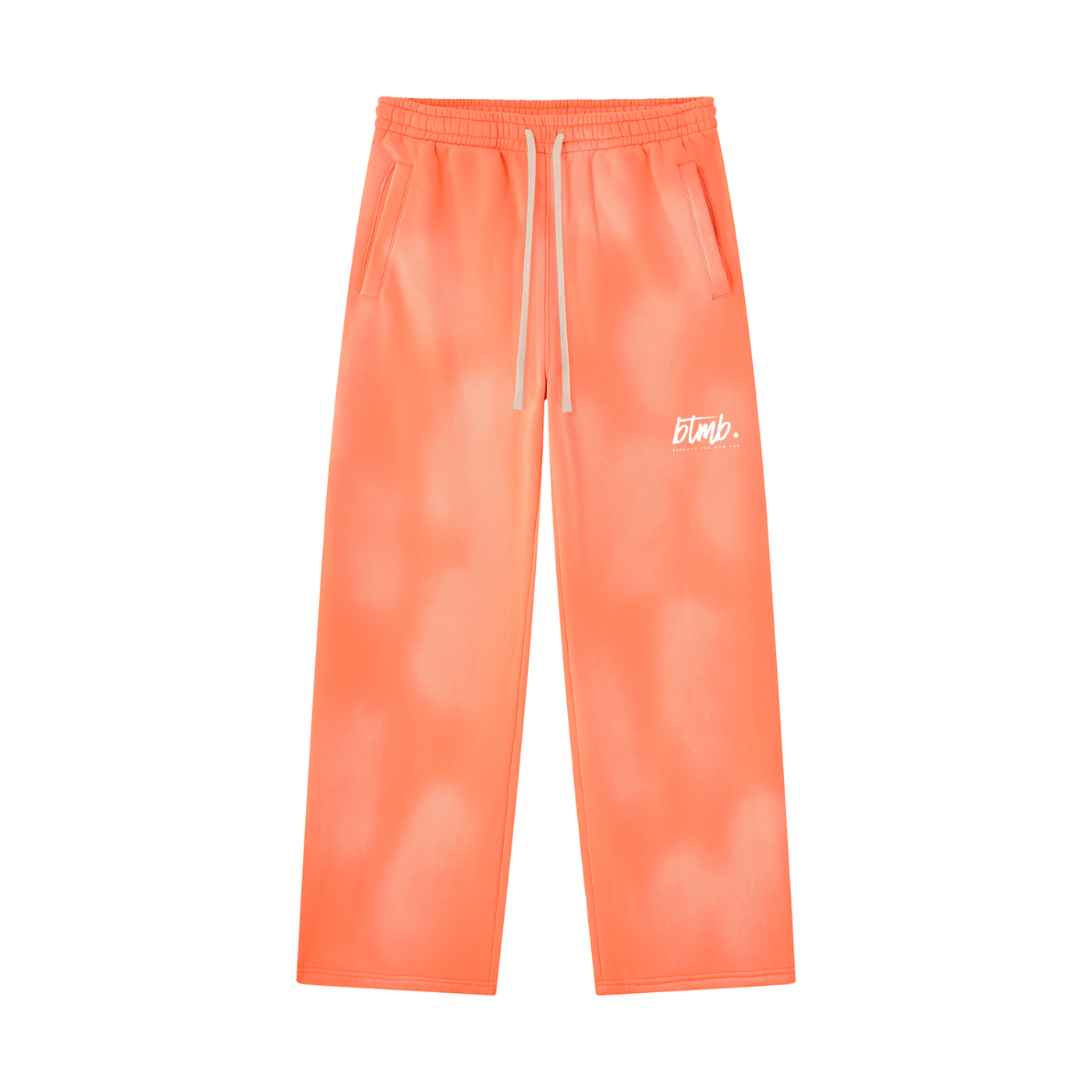 Beneath The Mom Bun — Sunfade Wide Leg Fleece Sweatpants