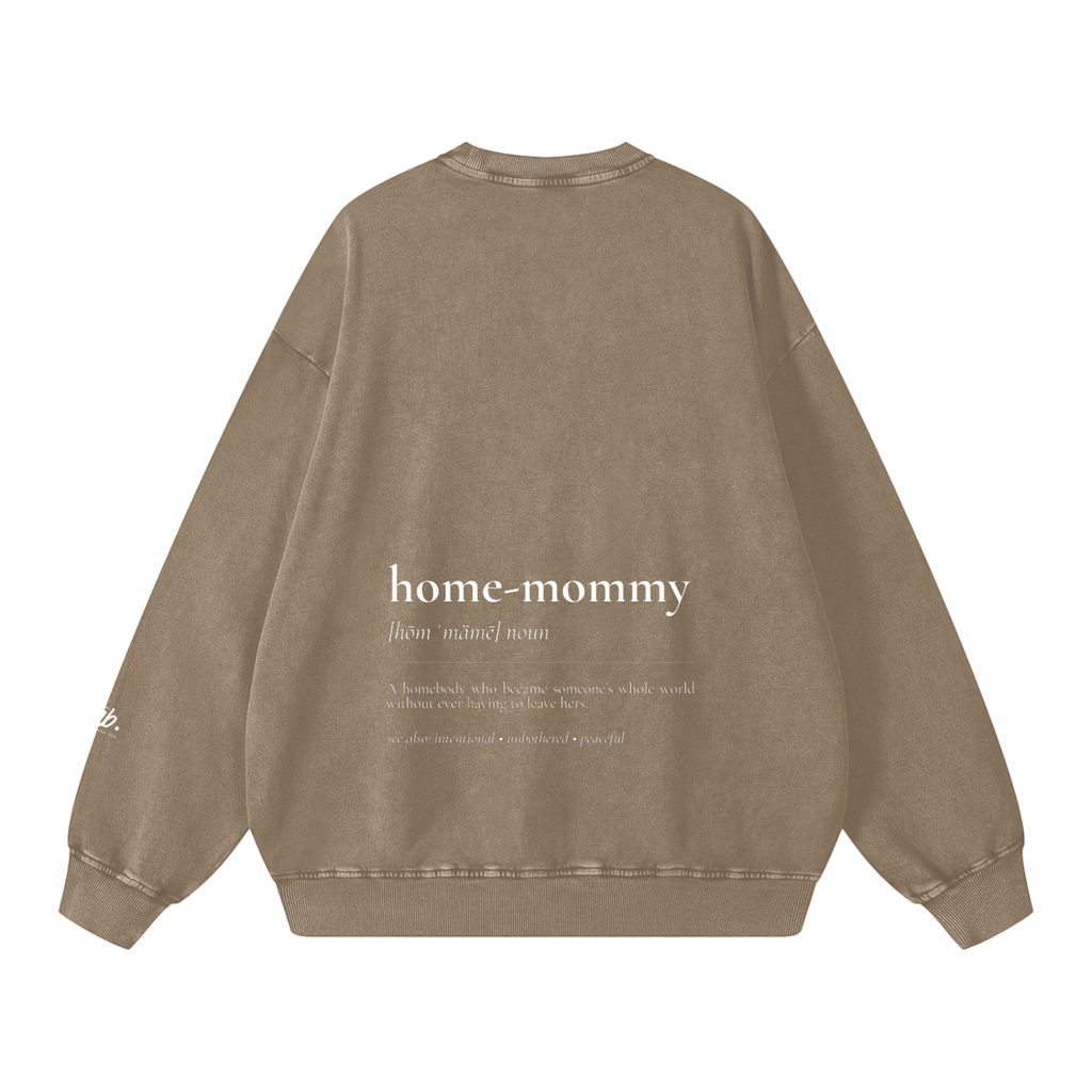 Home-mommy — Snow Washed Oversized Sweatshirt