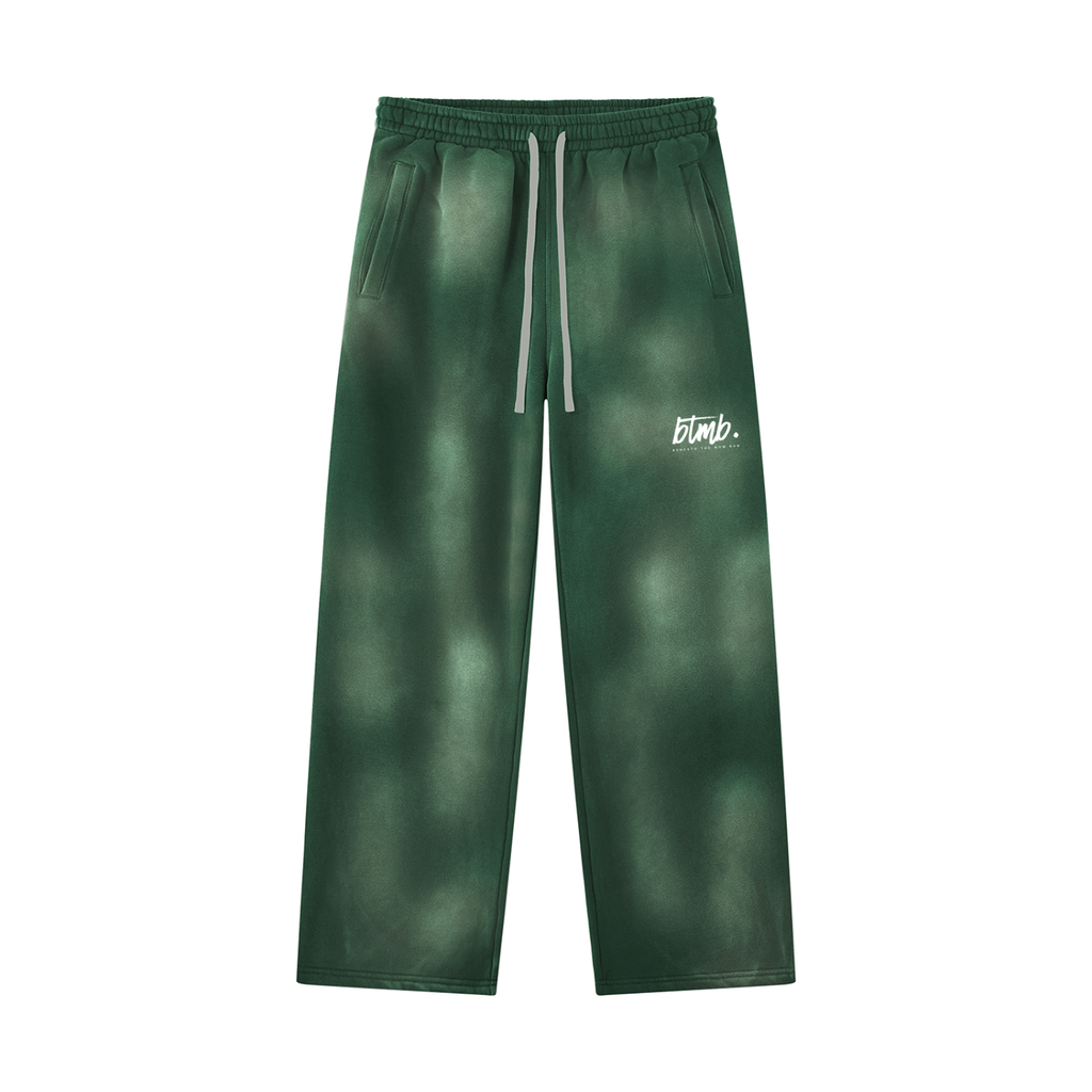 Beneath The Mom Bun — Sunfade Wide Leg Fleece Sweatpants