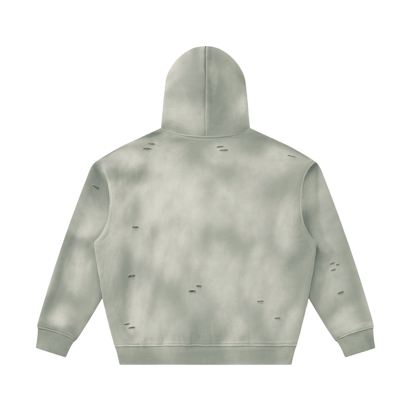 Beneath The Mom Bun — Sunfade Frayed Fleece Hoodie