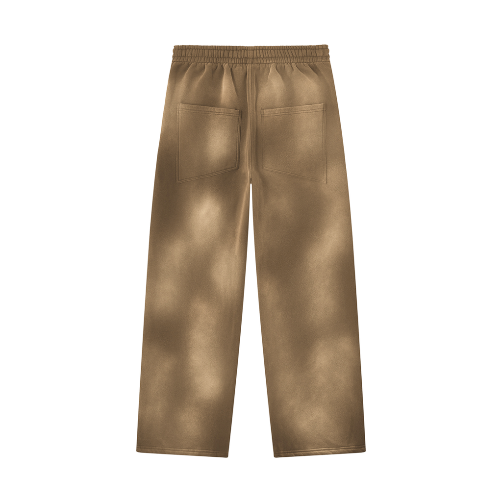 Beneath The Mom Bun — Sunfade Wide Leg Fleece Sweatpants