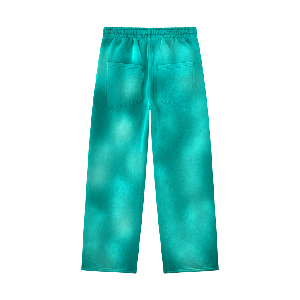 Beneath The Mom Bun — Sunfade Wide Leg Fleece Sweatpants