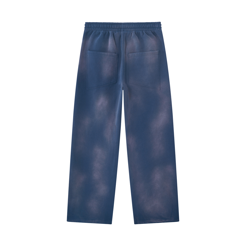 Beneath The Mom Bun — Sunfade Wide Leg Fleece Sweatpants