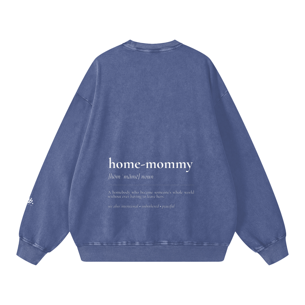 Home-mommy — Snow Washed Oversized Sweatshirt