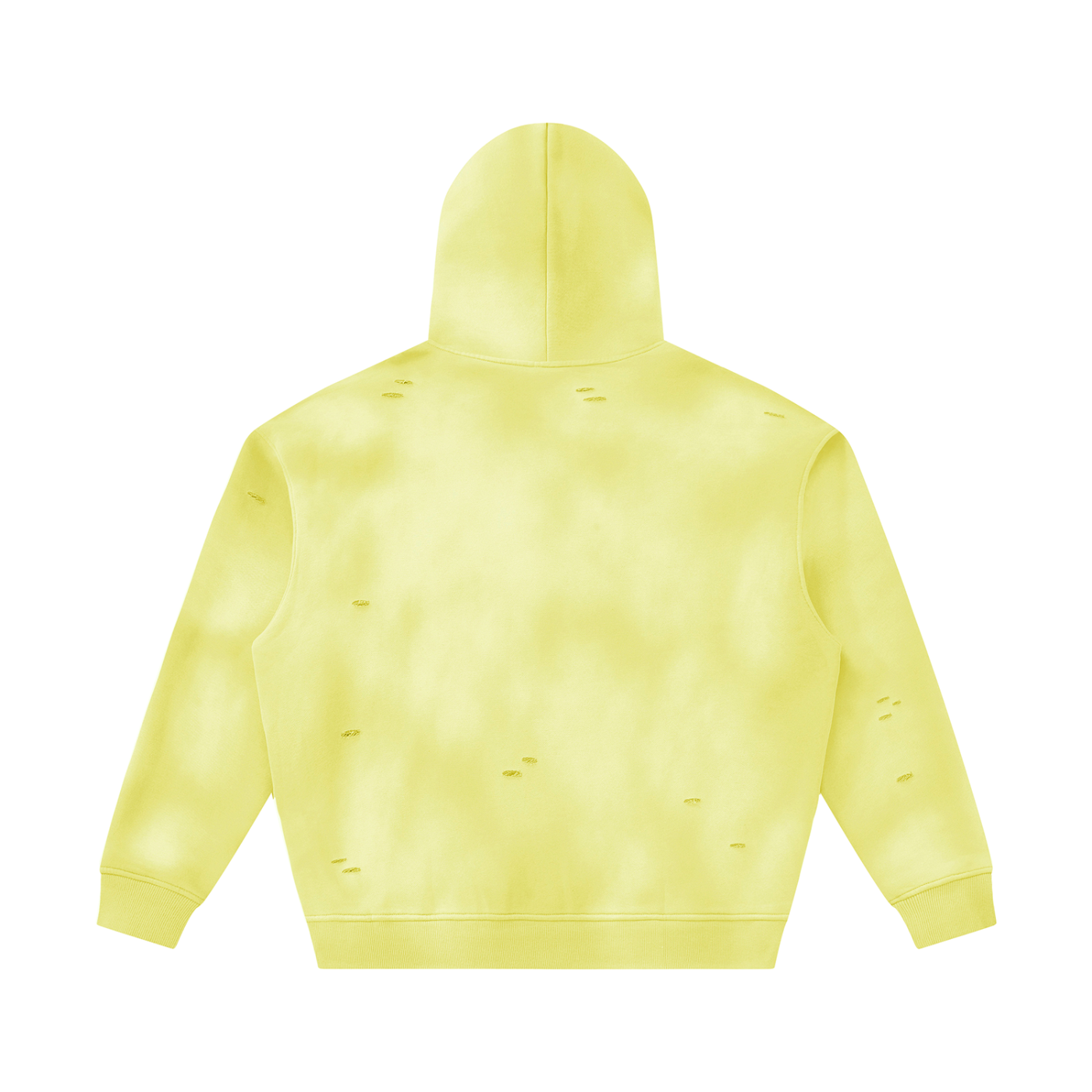 Beneath The Mom Bun — Sunfade Frayed Fleece Hoodie
