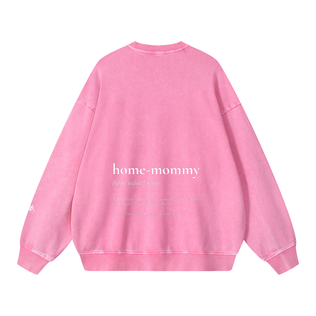 Home-mommy — Snow Washed Oversized Sweatshirt