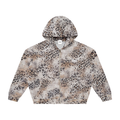 Beneath The Mom Bun — Vintage Wash Leopard Full Zip Hoodie