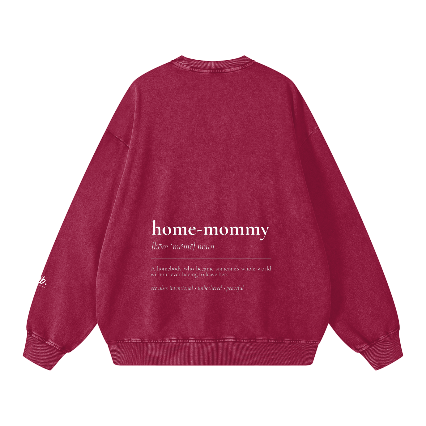 Home-mommy — Snow Washed Oversized Sweatshirt