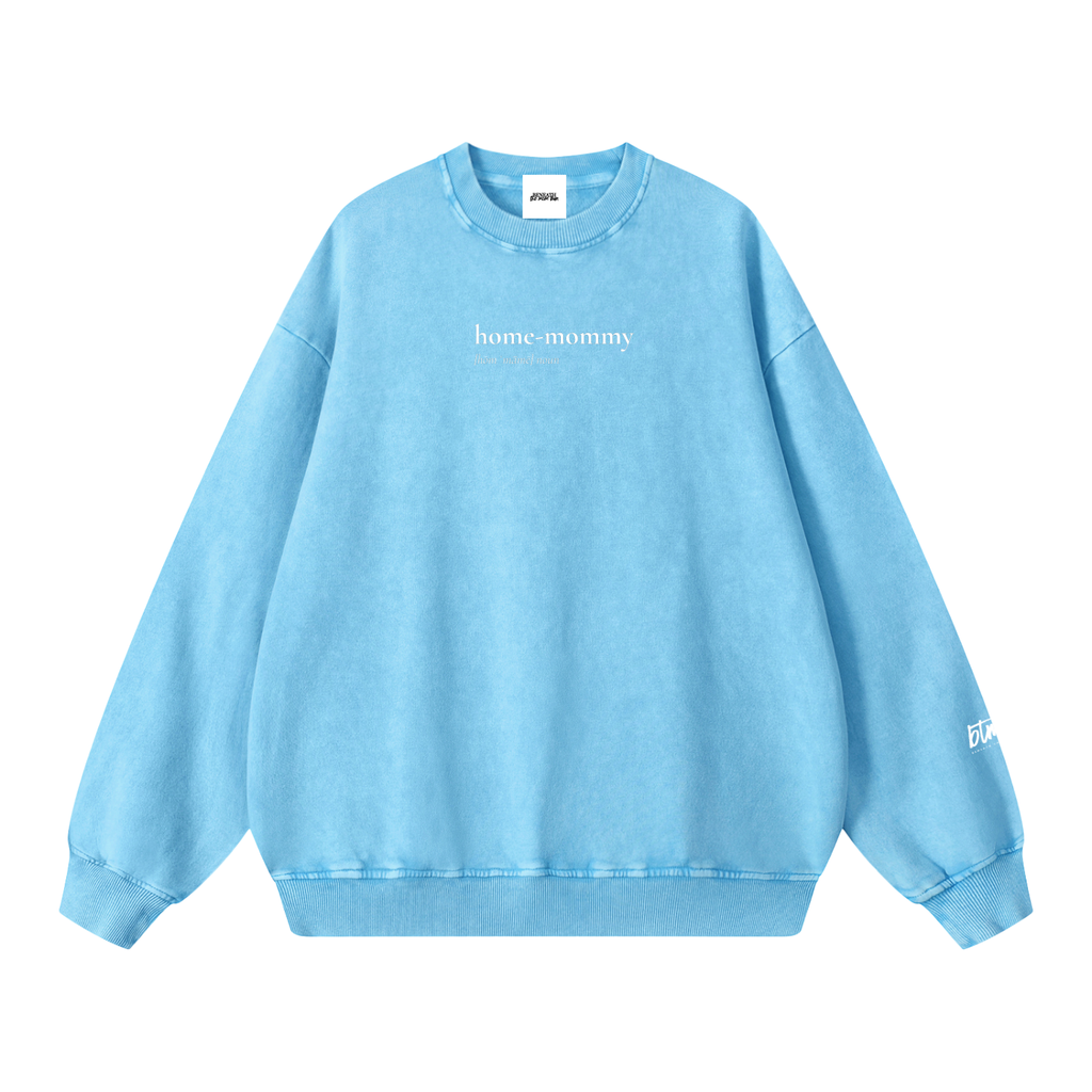 Home-mommy — Snow Washed Oversized Sweatshirt
