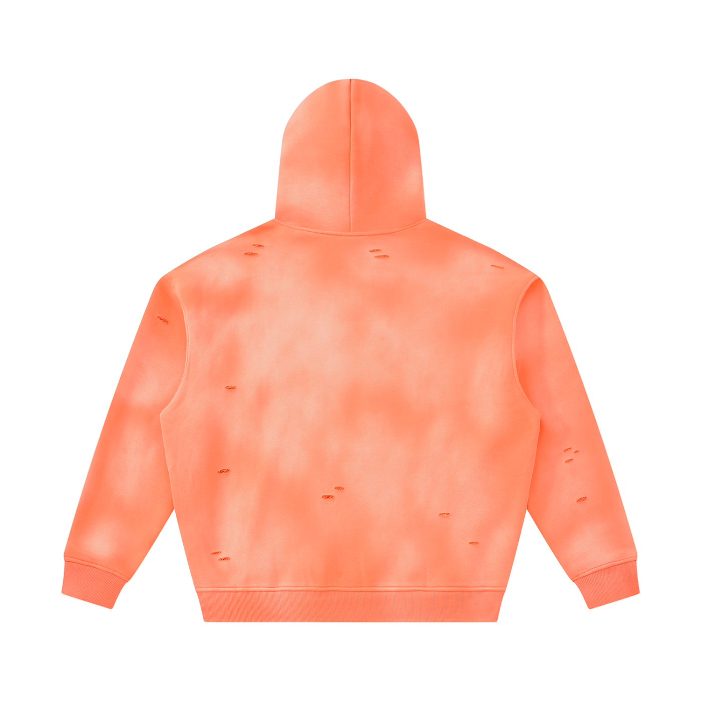 Beneath The Mom Bun — Sunfade Frayed Fleece Hoodie